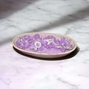 ✨ Vela Jardín Lavanda en Bandeja