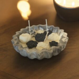 ✨ Vela Artesanal Jardín de Medianoche